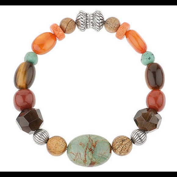 Carolyn Pollack Gemstone Necklace and Bracelet Set - Picture 3 of 6